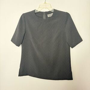 Chanel black blouse size XS